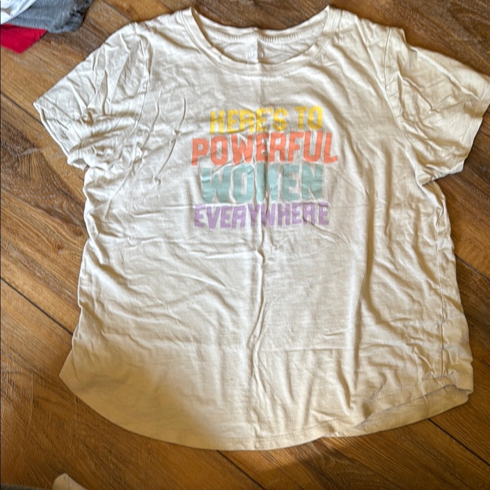 Old Navy Cream Graphic Tee - Short Sleeve